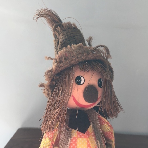 VINTAGE 70โs/80โs SCARECROW TABLETOP FIGURE - Picture 2 of 6